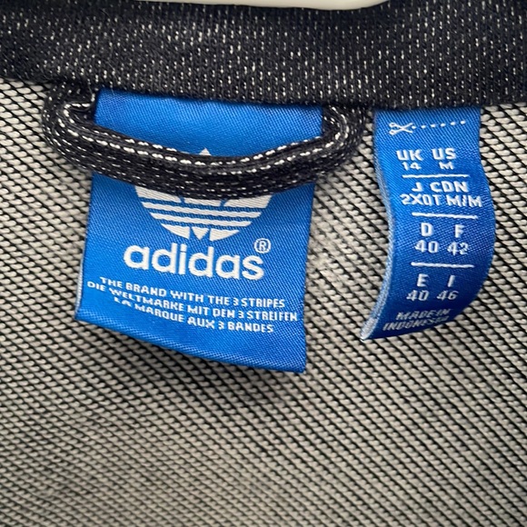 Adidas Originals Firebird Dark Blue Trefoil Track Jacket Women’s Size Medium - Picture 2 of 7